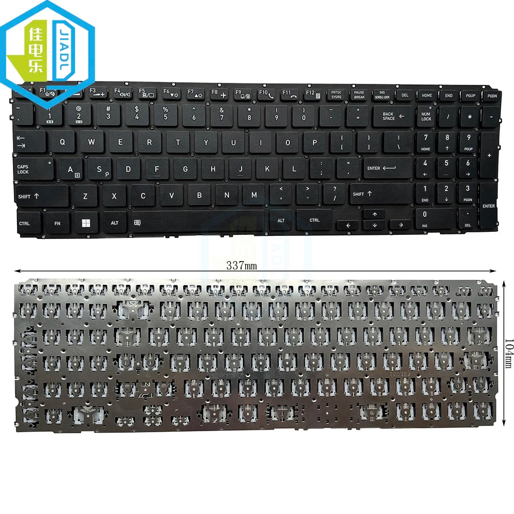 US English Keyboard For V6323A LK133TX1C00 dynabook C50-K Toshiba Dynabook Tecra A50-J MB-17-6323A-00-0A V5323A