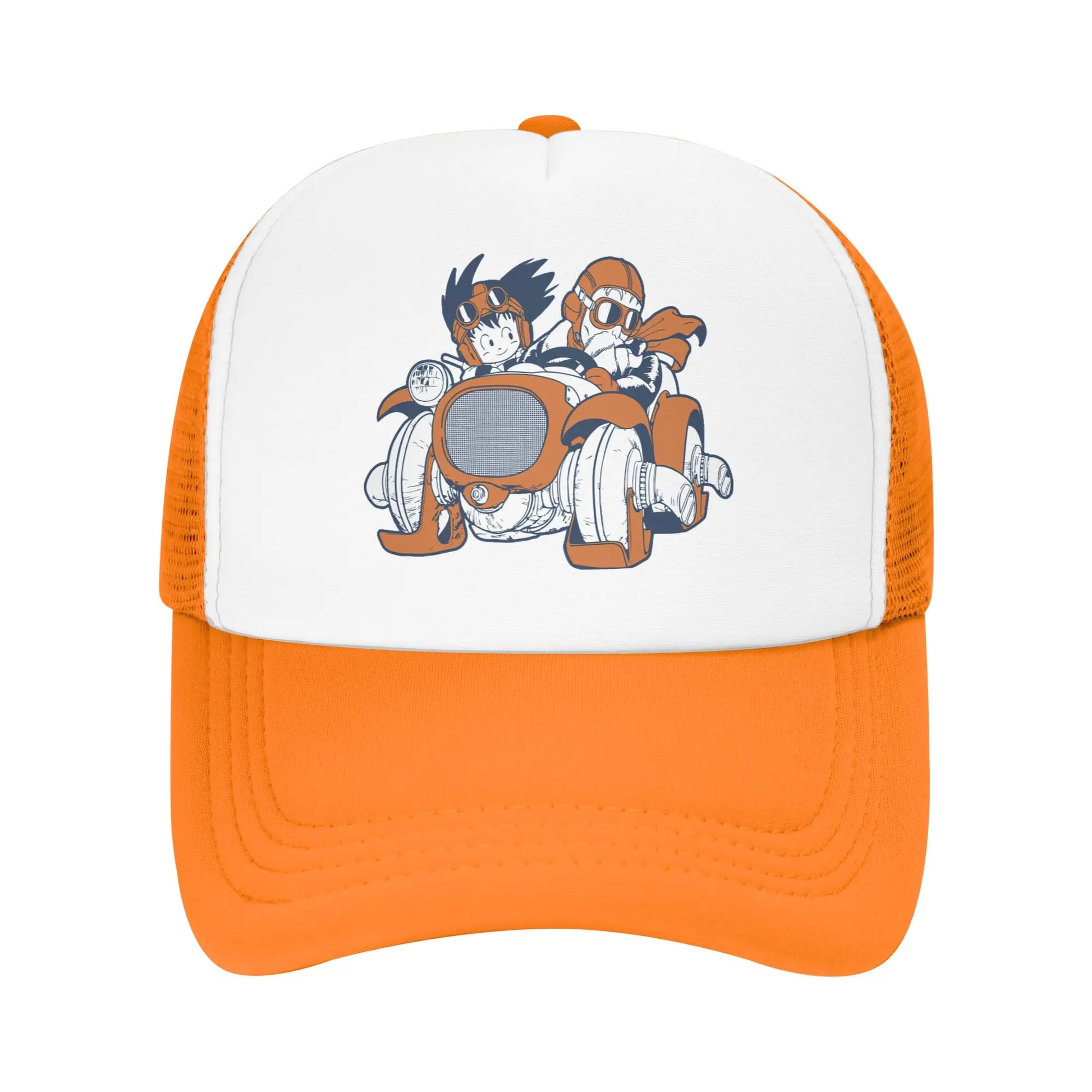 Produit gaming premium Fraquane, produits de luxe, nouvelle génération, équipement gamer Goku Muten Roshi Dragon Ball Z Baseball Caps Sport Sun Hat Anime DBZ Hats Breathable Polyester Trucker Cap Summer Trucker Caps