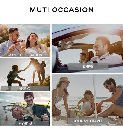 CAPONI Avation Sun Glasses For Men Day And Night Photochromic Driving Men's Sunglasses Polarized UV400 Pilot Shades Male BS3104