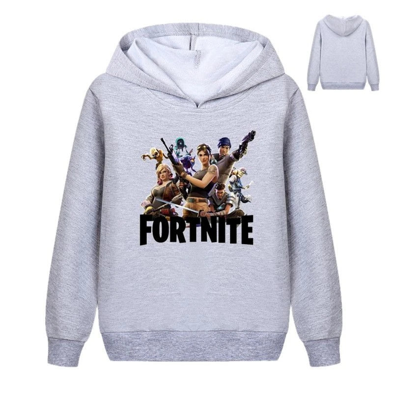 Fortnite Game Printed Children's Hoodies Cartoon Comfortable Suit Loose Long Sleeve Tops Autumn Winter Clothes