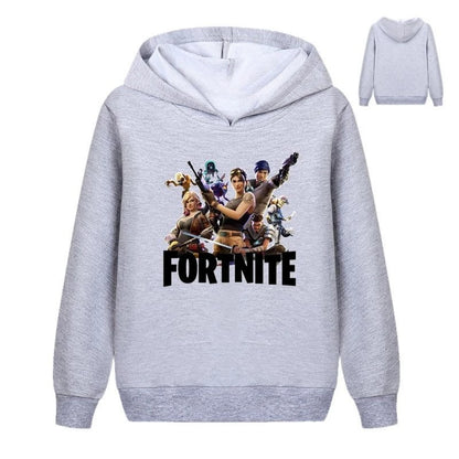 Fortnite Game Printed Children's Hoodies Cartoon Comfortable Suit Loose Long Sleeve Tops Autumn Winter Clothes