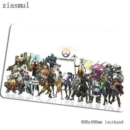 overwatch mouse pad 800x400x3mm mats best seller Computer mouse mat gaming accessories large mousepad keyboard games pc gamer