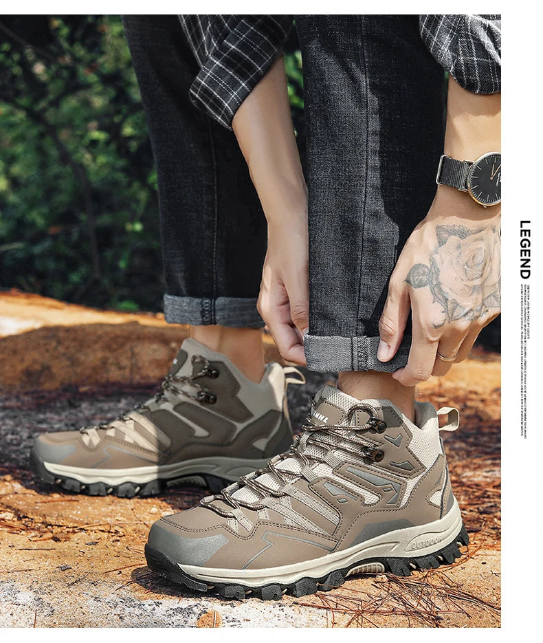 Buty turystyczne unisex, buty sportowe do wędrówek na świeżym powietrzu, buty kempingowe, damskie wodoodporne buty do spacerów, antypoślizgowe buty turystyczne