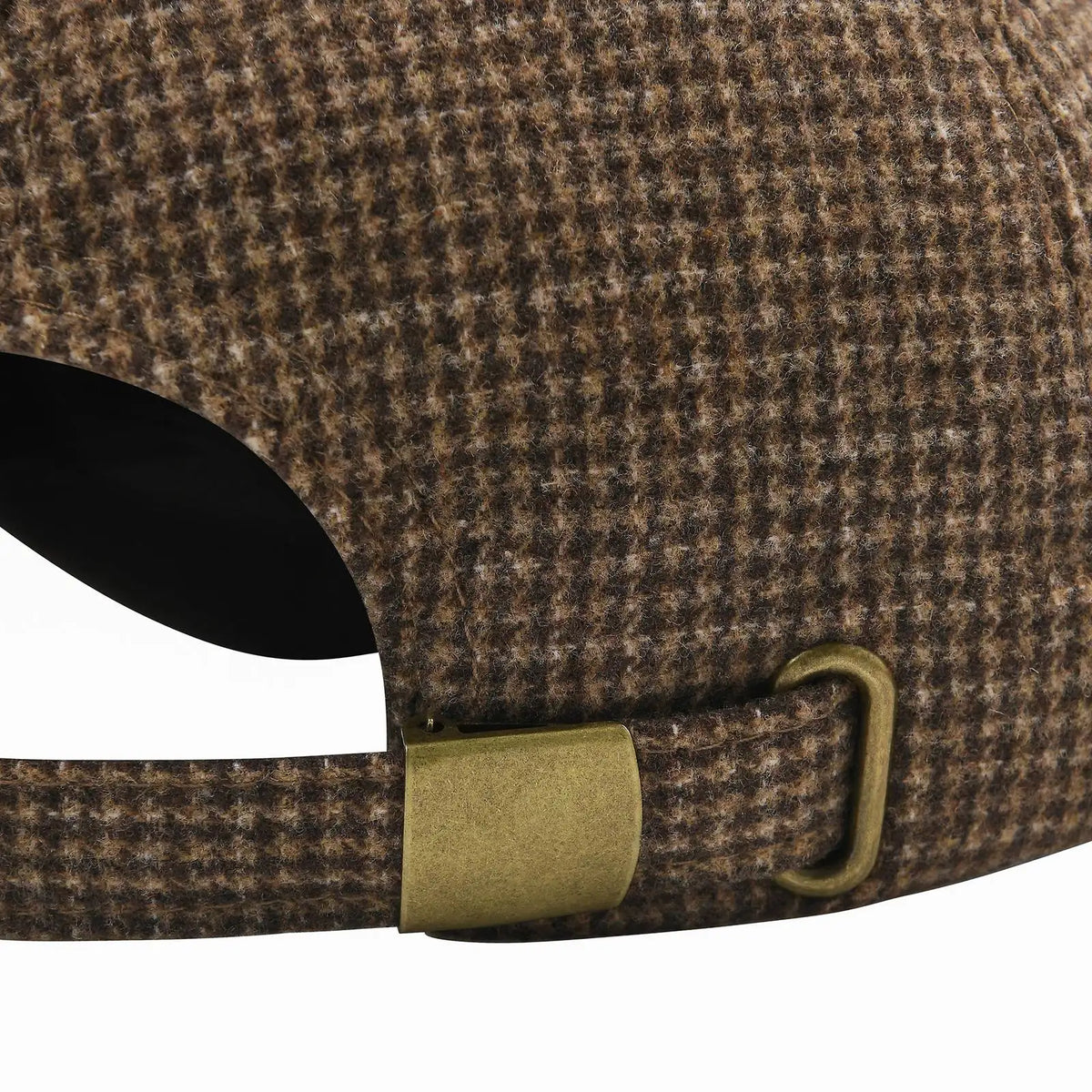 BOTVELA Șapcă de baseball din lână tweed pentru bărbați, stil casual, moale, ajustabilă, fără structură