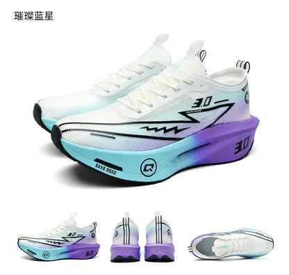 Running Shoes Specialty Men Marathon Sports Carbon Plate Breathable Ultralight Women Comfortable Athletic Cushion Stability Sneakers