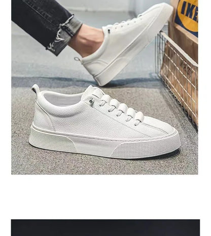 Vyriški sportiniai bateliai, kasdieniai batai, vyriški plokščiapadžiai batai, „Zapatillas Hombre“, lengvi, pagaminti iš PU odos, kvėpuojantys batai, vyriški balti sportiniai teniso bateliai
