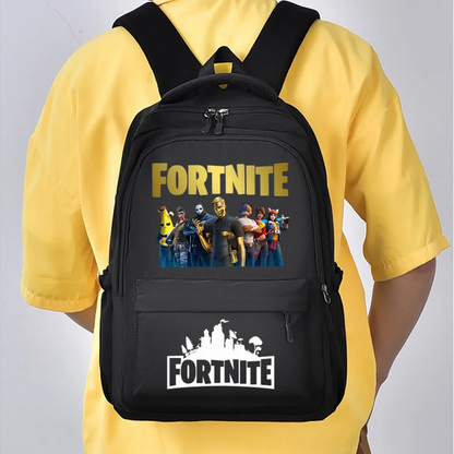 Fortnite Kids Backpack Portable Large Capacity Student Schoolbag Cartoon Printed Shoulder Bag School Supplies for Boys Gift