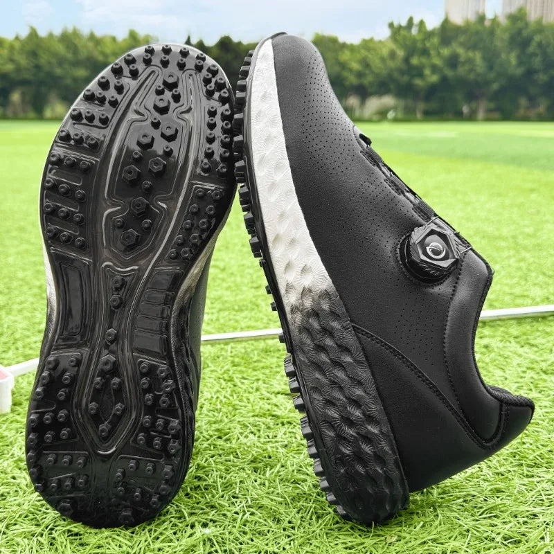 2026 New Golf Shoes Youth Anti-Slip Men's Walking Shoes Outdoor Lawn Athletic Shoes Professional Men's Golf Training Shoes