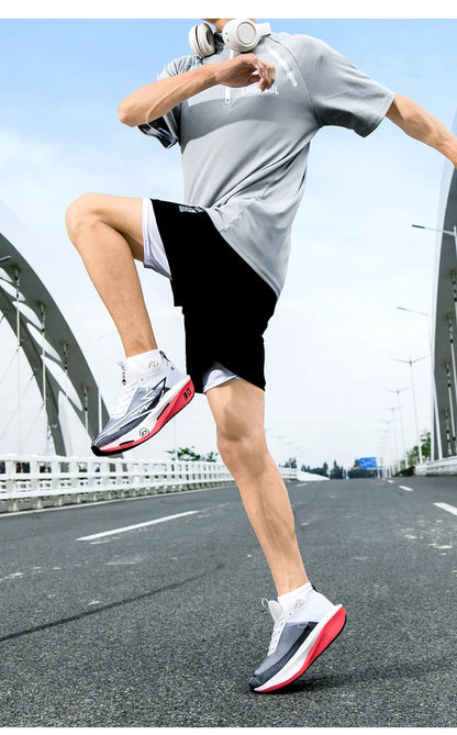 Running Shoes Specialty Men Marathon Sports Carbon Plate Breathable Ultralight Women Comfortable Athletic Cushion Stability Sneakers