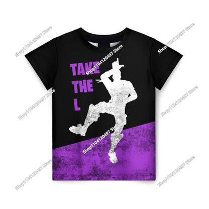 Fortnite Boys Clothes T-Shirt Victory Hero Child Kids T-shirt Battle Royale 3D Girls Short Sleeve Tees T-shirt