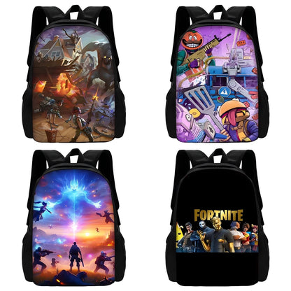 Hot Game Shooting Fortnite Kids Backpacks Boys and Girls Student Birthday Gift Child School Bag Unisex Camping Durable Rucksack