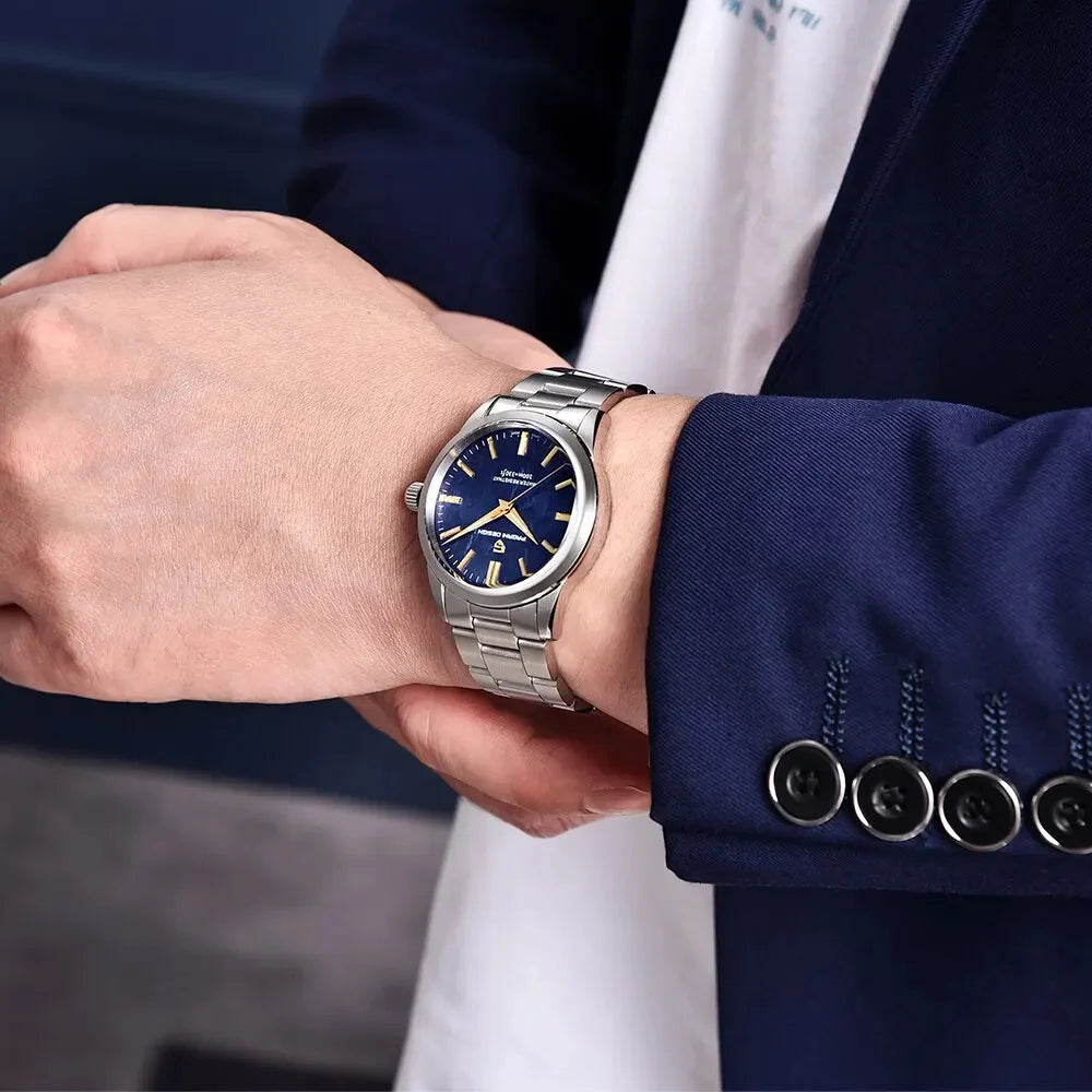 PAGANI DESIGN 40MM Men Quartz Watches Japan TMI VH31 Luxury Business Sapphire 316L Stainless Steel 100M Waterproof Watch For Men