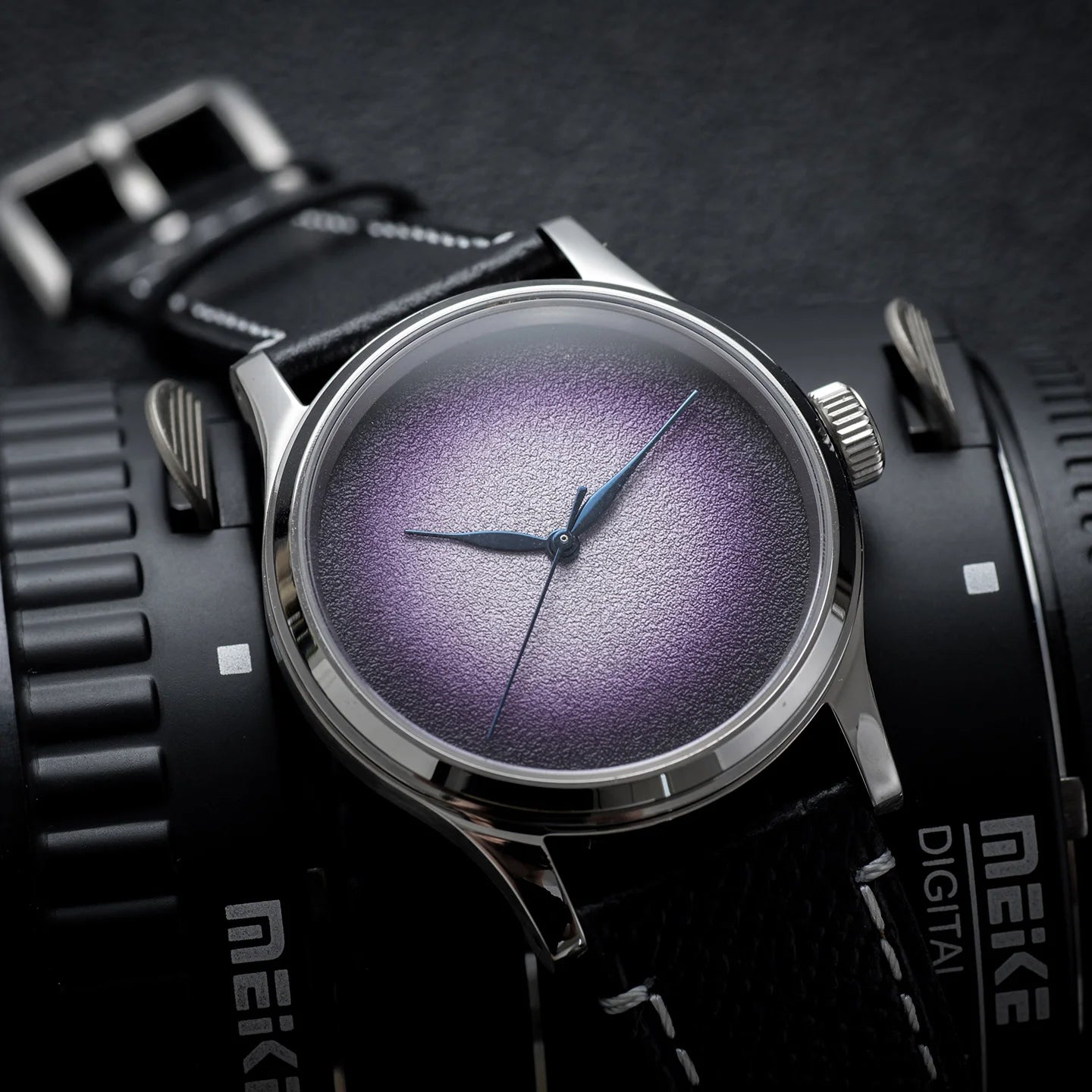 MysteriousCold 38mm Genuine Men's Mechanical Watch 2824 Movement Sapphire 100M Waterproof Leather Business Watches reloj hombre