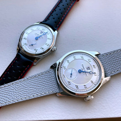 34mm NEW Pierre Paulin Jumping Hour Men Watch White Dial Automatic St17 Mechanical Watch Vintage Date Window relógios masculino