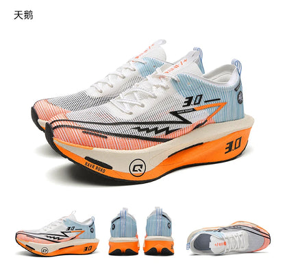 Running Shoes Specialty Men Marathon Sports Carbon Plate Breathable Ultralight Women Comfortable Athletic Cushion Stability Sneakers
