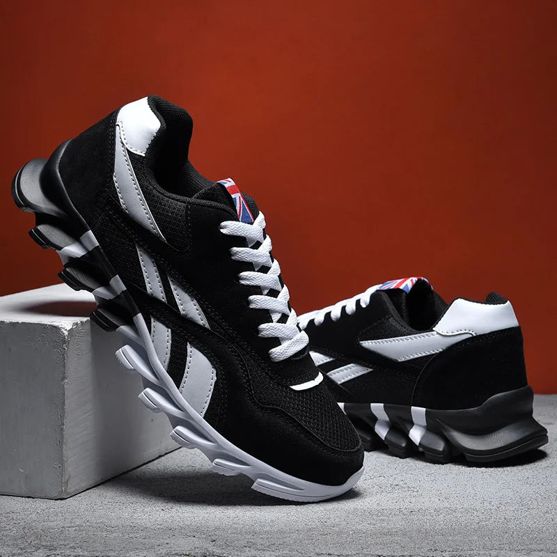 Men's Marathon Running Sports Shoes Casual Sneakers Soft Comfortable Training Shoes Wear-Resistant Sneakers for Men