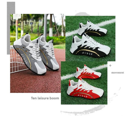 Fashionable Large Size Men's Sports Shoes Mesh Upper Breathable Comfortable Casual Sneakers Trendy Men's Footwear from China