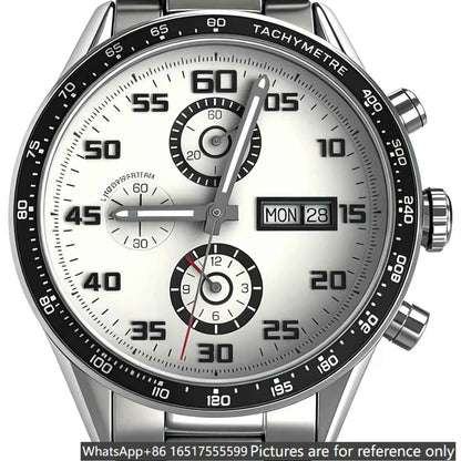 43mm Luxusuhr für Herren aus 904L-Stahl mit Quarzwerk – exquisite Tradition und handwerkliche Exzellenz