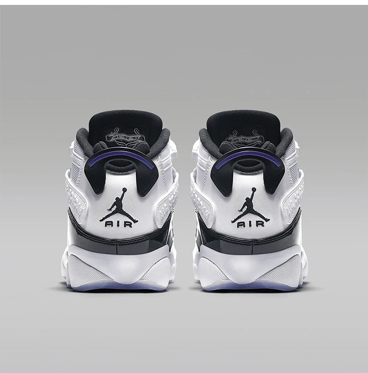 „Nike“ oficialūs, autentiški „JORDAN 6 RINGS“ vyriški sportiniai krepšinio bateliai su amortizacija 322992-104