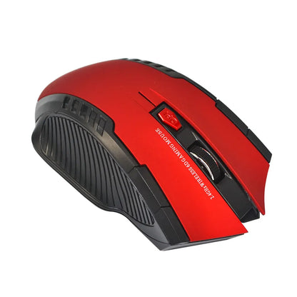 Mouse gaming optic wireless 2.4GHz cu receptor USB, 2000DPI, 6 butoane, pentru computer și laptop, accesorii