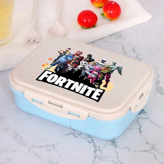 Fortnite Bento Lunch Box Anime Fortnite Food Storage Containers Kids School Picnic Lunchbox Office Dinner Case Gift 2025