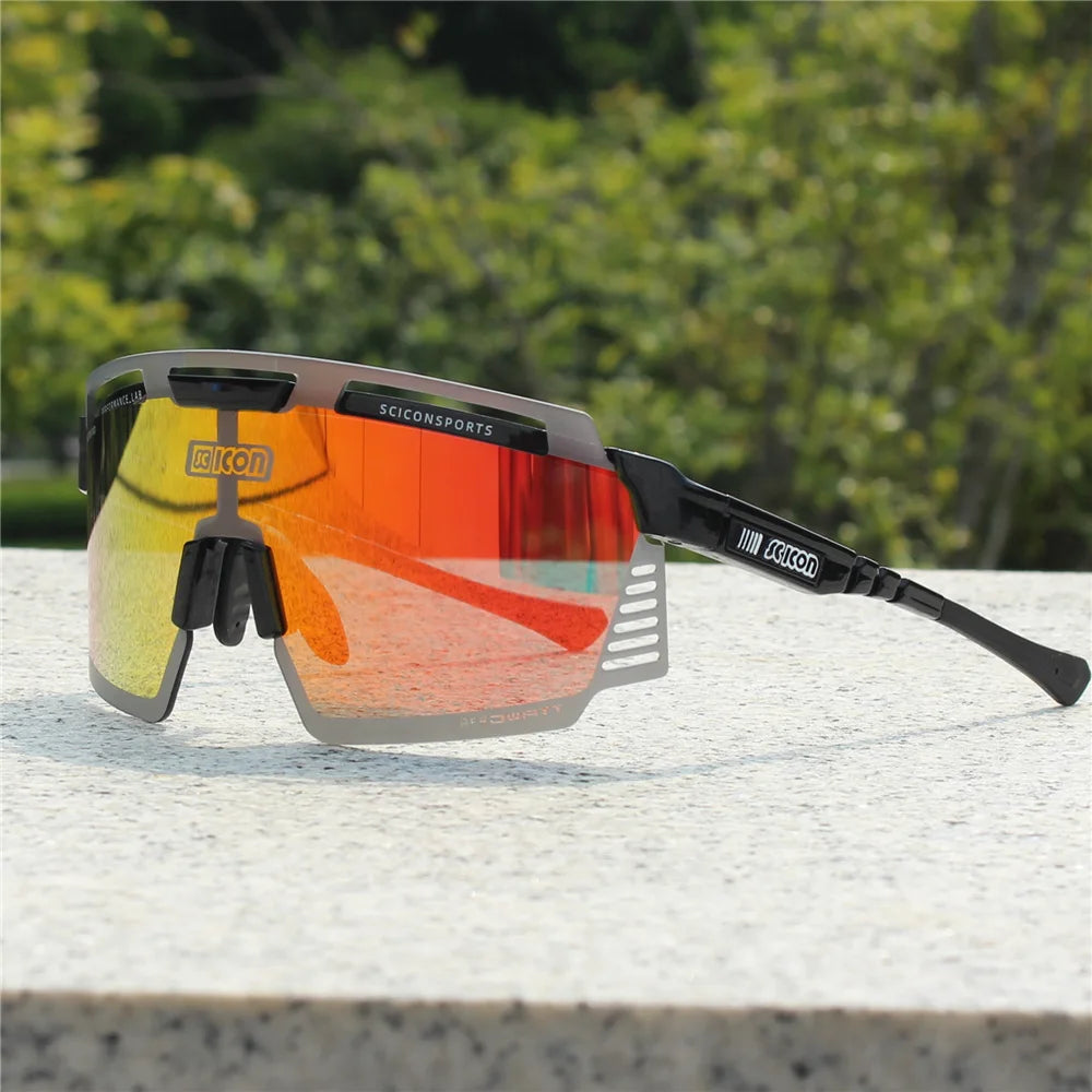 Scicon Cycling Glasses Outdoor Sports Sunglasses Men MTB Bicycle Photochromic Goggles Women Road Mountain Bike Eyewear Eyeglass