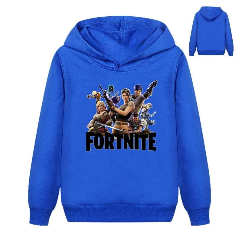 Fortnite Game Printed Children's Hoodies Cartoon Comfortable Suit Loose Long Sleeve Tops Autumn Winter Clothes