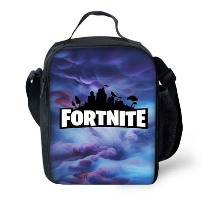 Child Insulated Large Fortnite Capacity Bag for Boy Hot Game Girl Student Outdoor Picnic Reusable Thermal Cooler Lunch Box