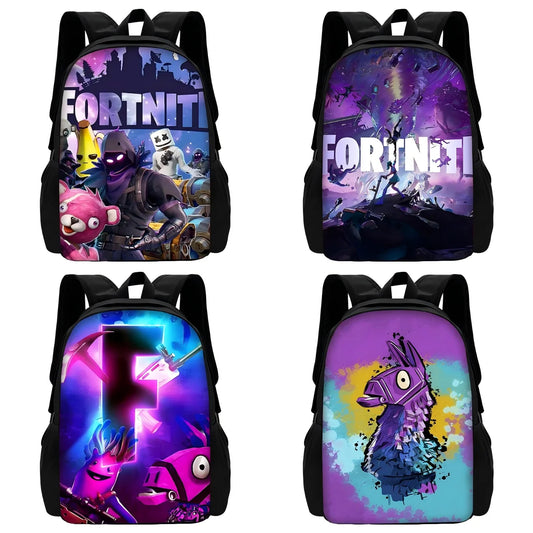 New Hot Game Fortnite Kids Backpacks Boys and Girls Student Birthday Gift Child School Bags Unisex Camping Durable Rucksack