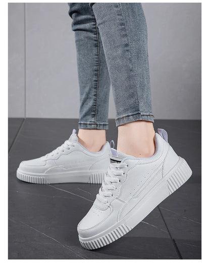 Chaussures décontractées pour femmes, respirantes, plates, baskets blanches, chaussures de sport pour femmes, chaussures de course, de marche en plein air pour hommes