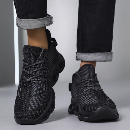 Men Sneakers Comfortable Breathable Mesh Tennis Outdoor Sports Running Gym Jogging Shoes Flat Lightweight Walking Shoes for Men