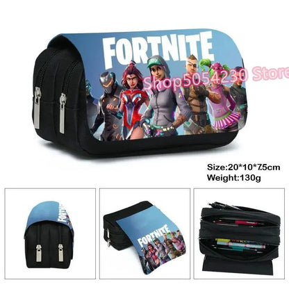 Fortnite 3PCS Backpack for Boys Victory Game 16 Inch Water Resistant Preschool Knapsack Cool Elementary School Backpacks