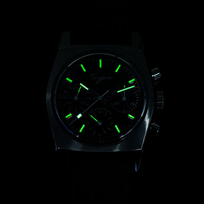 Sugess S419 Series 37mm Original Swanneck Movement Chronograph Master Mens Watch Mechanical Wristwatch Dome Sapphire Crystal New