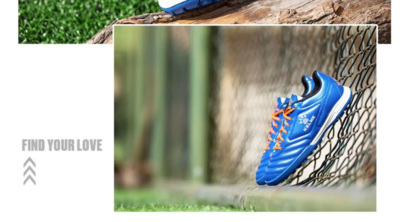 Kelme Tf Broken Nail Football Shoes, Adult Youth Non-Slip Football Shoes, Artificial Grass Five-a-Side Game Football Shoes Sports