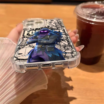 Game Fortnite Phone Case For Samsung A37 A57 A17 A07 A06 A56 A26 A33 A54 A51 A13 A73 A55 A53 A36 A35 A34 A25 A24 A23 A16 4G 5G