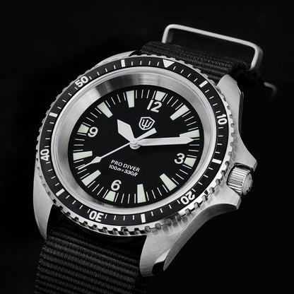 Watchdives WD1980 V3 Watch Vintage VH31 Quartz Movement Stainless Steel Watches Luminous K1 10Bar Waterproof Wristwatch