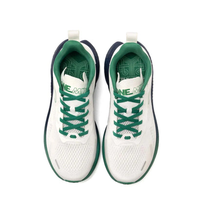 ONEMIX Nieuwe stijl herenhardloopschoenen voor herfst en winter, voor buiten, met demping, ademend, lichtgewicht en elastische sportschoenen