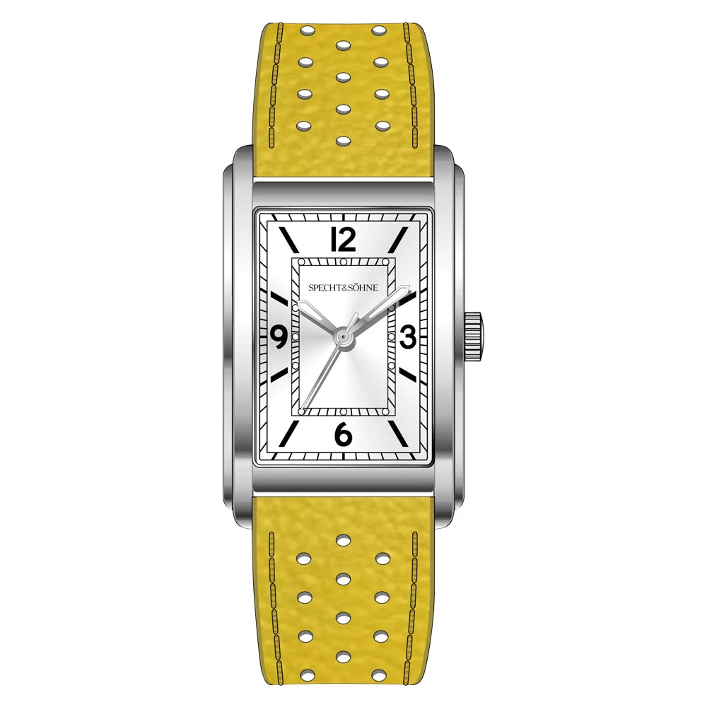 2025 New High Quality 27MM Specht & Söhne Square Men's Watch Sweep VH31 Movement Steel Reloj Hombre Sapphire Crystal Waterproof