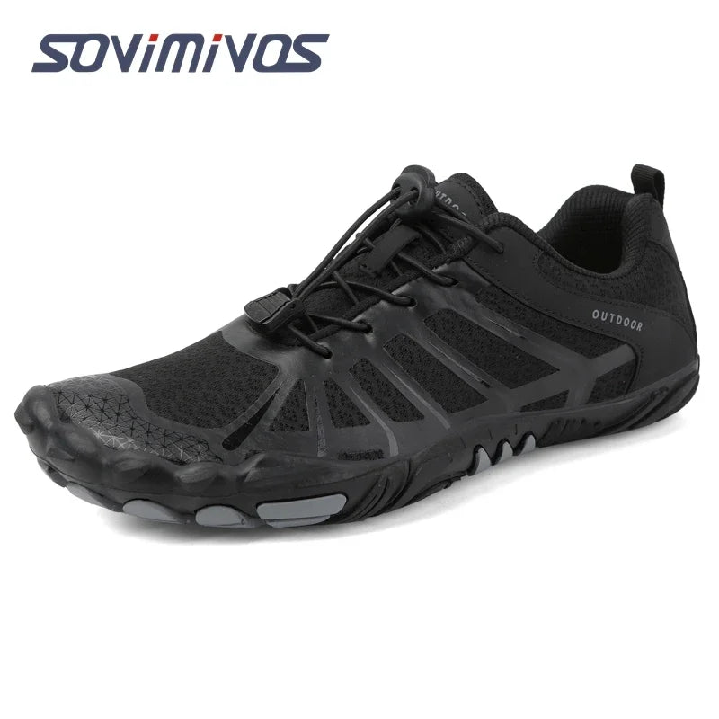 Men's Trail Running Shoes, Lightweight Athletic Zero Drop Barefoot Shoes Non-Slip Outdoor Walking Minimalist Shoes for Women