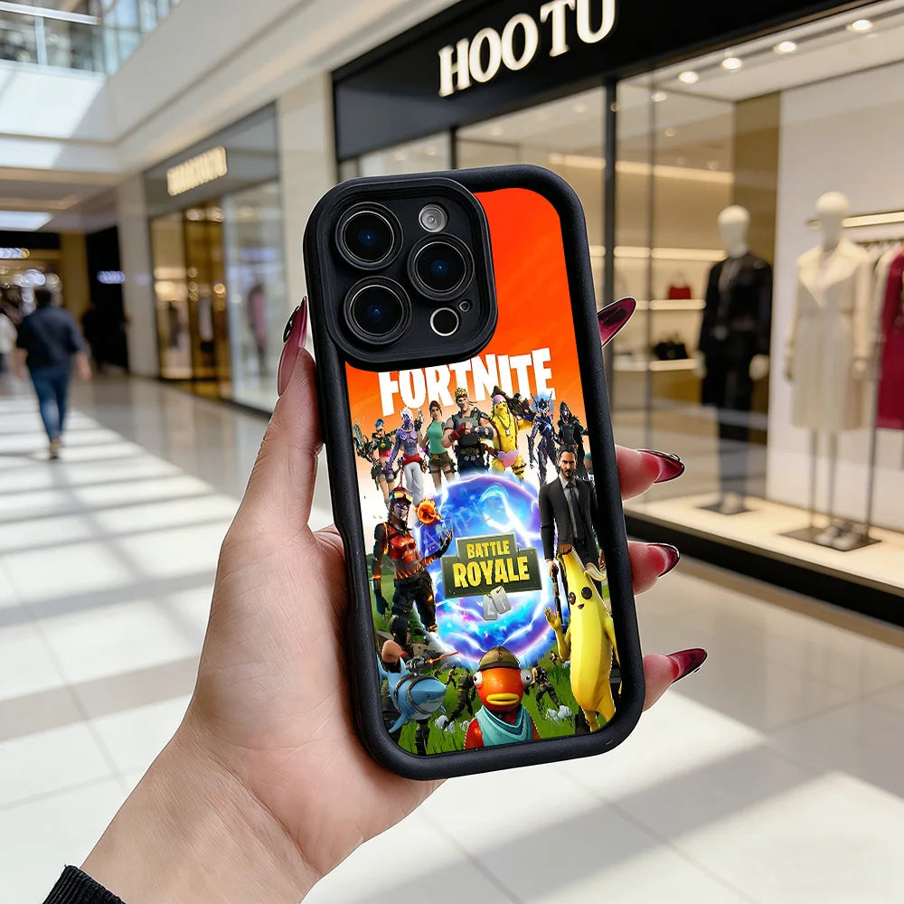 Game Fortnite Handyhülle für Samsung Galaxy A17 A07 A06 A26 A16 A06 A35 A55 A25 A05s A15 A54 A34 A36 A24 4G 5G – weiche Rückseite