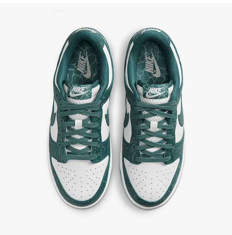 Nike Official Authentic Dunk Low Women's Lightweight Cushion Retro Sport Sneakers DV3029-100