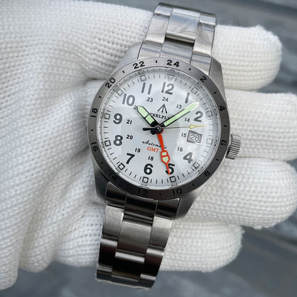 STEELFLIER Official SF792 GMT Mechanical Wristwatch, NH34 Movement, Super BGW9 C3 Luminous, 200M Waterproof Luxury Dive Watch