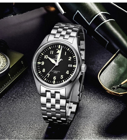 ADDIESDIVE Watch For Men MY-H2 Stainless Steel Classics Mechanical Watches NH35 200m Diving Luminous Analog Watch Reloj Hombre