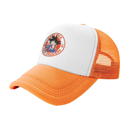 Produit gaming premium Fraquane, Men Women Kid Goku Rage Dragon Ball Z Trucker Caps Mesh Baseball Caps Snapback Caps Hats Sun Hats Adjustable Golf Hats Spring