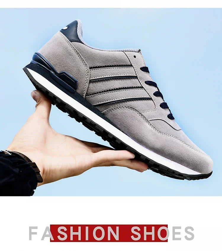 Męskie trampki Skórzane buty codzienne Jesienne oddychające buty męskie Płaskie buty męskie Męskie buty codzienne