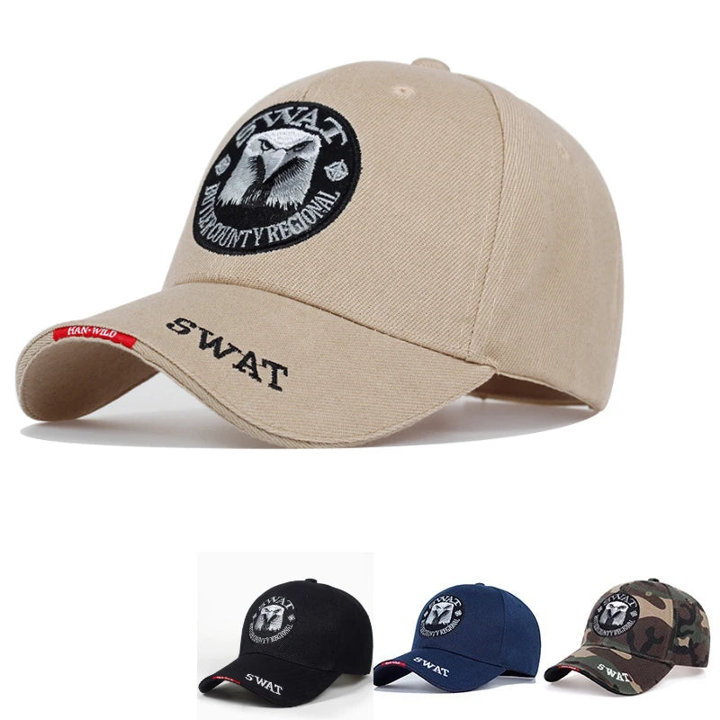 Army Cap Male Embroidered Eagle Black Baseball Caps Men Caps For Men Women Snapback Tactical Cap