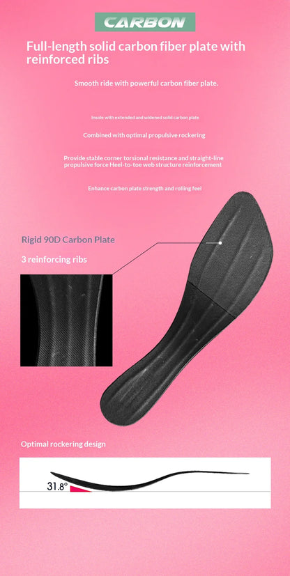 BMAI 42km Marathon Running Shoes Men Women Luxury Carbon Plate Trainers for Woman Cushion Sneakers Breathable Men's Sports Shoes