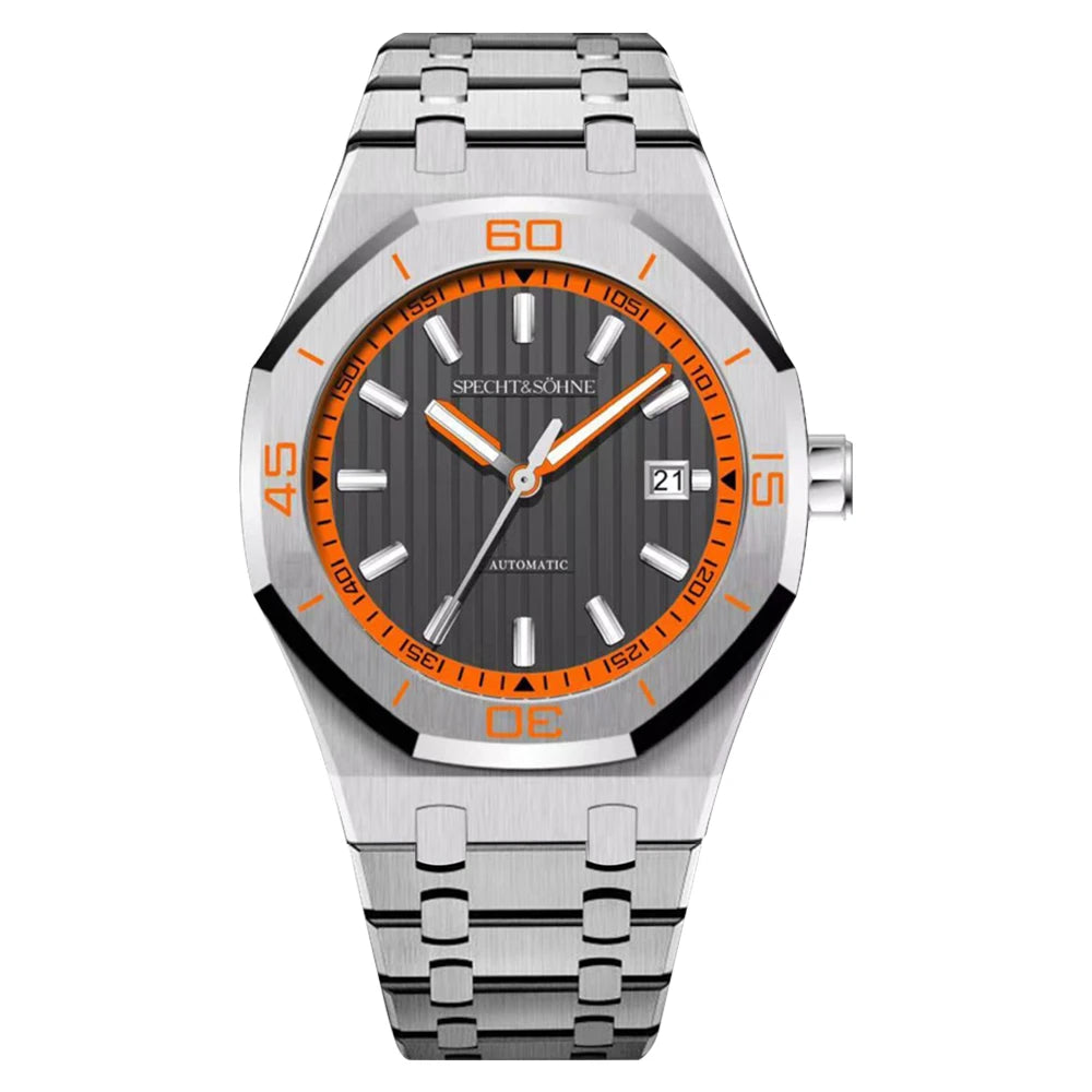 New Arrivals Specht & Söhne Dive Watch 40MM Miyota 8215 Automatic Mechanical Watches For Men Octagon Bezel Steel