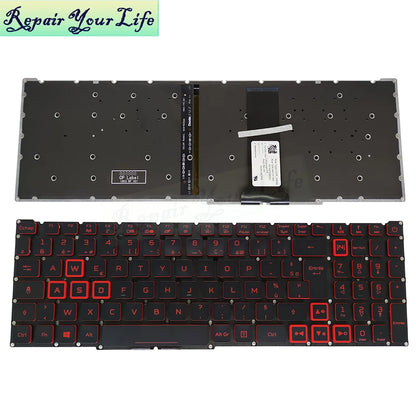 PT-BR Brazil US RU backlit keyboard For Acer Nitro 5 AN515-54 AN515-43 AN517-52 AN517-51 AN517-54 AN715-51 Spain LA IT TR GR FR