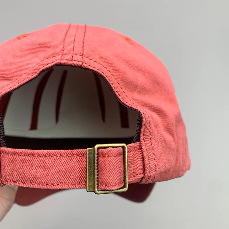 High-quality Letter Embroidery Kpop Men Women Baseball Hats Cotton Casual Ins Comfortable Unisex Fashion Sport Streetwear Caps